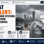 Gujarat Rain Alert: 4 Active Weather Systems to Unleash Severe Downpours Across 8 Districts