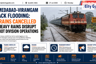 Ahmedabad-Viramgam Track Flooding: 4 Trains Cancelled as Heavy Rains Disrupt Rajkot Division Operations