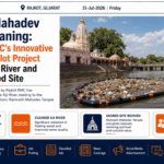 Ramnath Mahadev Temple Cleaning: How Rajkot RMC’s Innovative Trash Barrier Pilot Project Cleaned the Aji River and Revived a Sacred Site