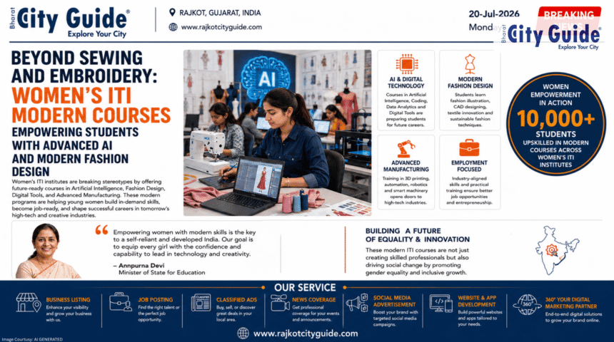 Beyond Sewing and Embroidery: Women's ITI Modern Courses Empowering Students with Advanced AI and Modern Fashion Design