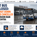 Rajkot ST Bus Routes Closed: 40 Routes Shut Down and 140 Trips Cancelled as Heavy Monsoon Rain Lashes Saurashtra