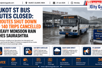 Rajkot ST Bus Routes Closed: 40 Routes Shut Down and 140 Trips Cancelled as Heavy Monsoon Rain Lashes Saurashtra