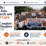 Rajkot Rally: Thousands Join Massive March and Submit 1.31 Lakh Signatures Demanding Complete Ban on Cow Slaughter