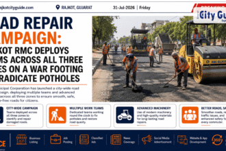 Road Repair Campaign: Rajkot RMC Deploys Teams Across All Three Zones on a War Footing to Eradicate Potholes