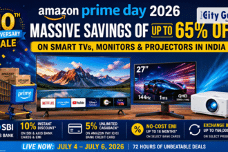 Amazon Prime Day 2026 Massive Savings of Up to 65% on Smart TVs, Monitors, and Projectors in India