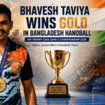 Bhavesh Taviya Wins Gold In Bangladesh Handball: Saurashtra University Athlete Shines on the International Stage