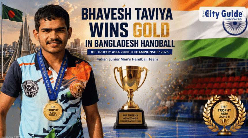 Bhavesh Taviya Wins Gold In Bangladesh Handball: Saurashtra University Athlete Shines on the International Stage