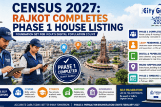 Census 2027 Rajkot Successfully Completes Phase 1 House Listing Operation Ahead of Final Population Count