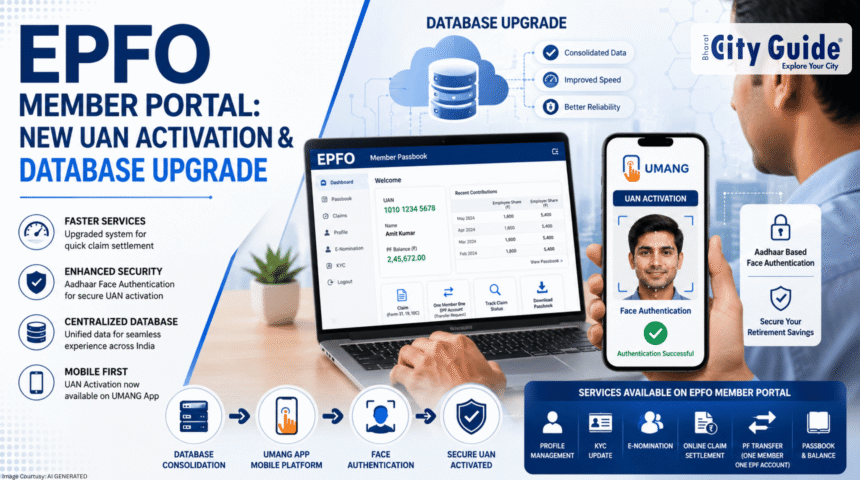 EPFO Member Portal Restores Services After Major Software Upgrade Key Changes in UAN Activation and Portal Operations Explained