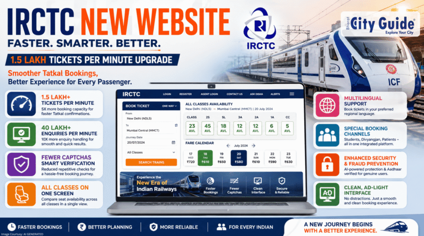 IRCTC New Website: How the 1.5 Lakh Tickets/Min Upgrade Solves Your Tatkal Booking Problems