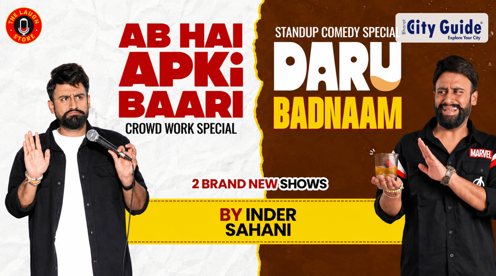 Inder Sahani Live A Stand-Up Comedy Show in Rajkot – An Evening of Laughter, Crowd Work, and Relatable Humor
