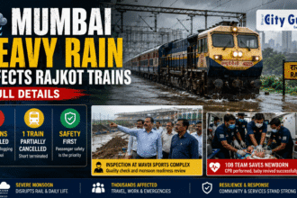 Mumbai Heavy Rain Disrupts Train Services Rajkot Division Schedules Severely Impacted