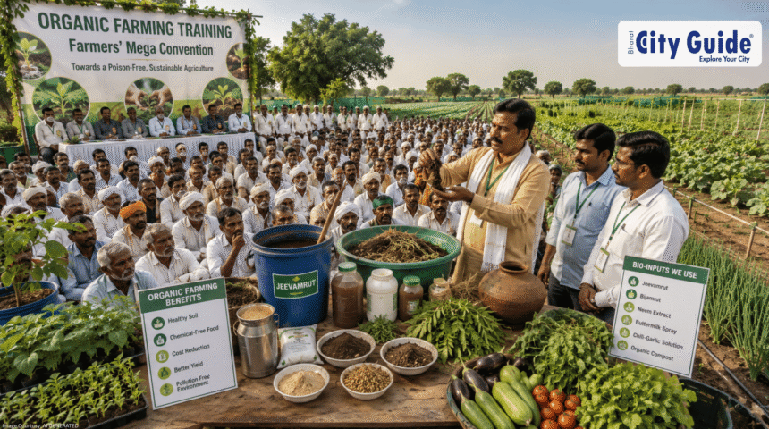 Organic Farming Methods Mega Farmers' Convention Empowers Agriculture with Poison-Free Techniques