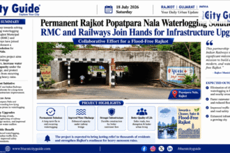 Permanent Rajkot Popatpara Nala Waterlogging Solution RMC and Railways Join Hands for Infrastructure Upgrade