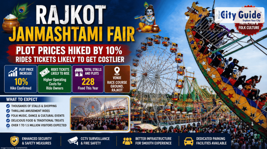 Rajkot Janmashtami Fair Plot Prices Hiked by 10% and Amusement Rides Expected to Get Costlier
