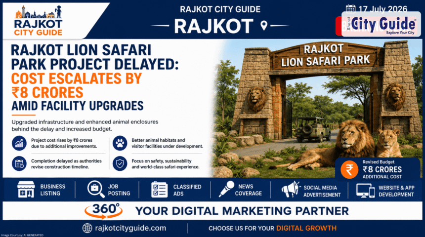 Rajkot Lion Safari Park Project Delayed Cost Escalates by ₹8 Crores Amid Facility Upgrades