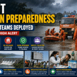 Rajkot Monsoon Preparedness NDRF and SDRF Teams Deployed as 20 Villages Placed on High Alert