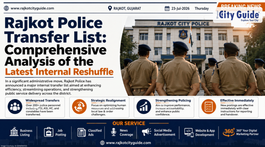 Rajkot Police Transfer List Comprehensive Analysis of the Latest Internal Reshuffle