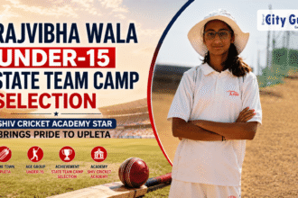 Rajvibha Wala Under-15 State Team Camp Selection Shiv Cricket Academy Star Brings Pride to Upleta