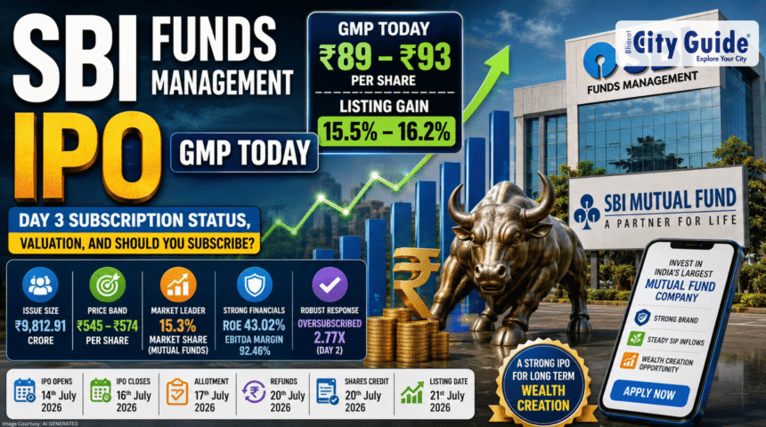 SBI Funds Management IPO GMP Today Day 3 Subscription Status, Valuation, and Should You Subscribe