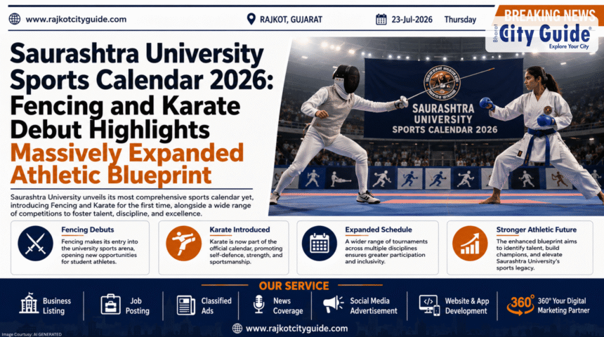 Saurashtra University Sports Calendar 2026: Fencing and Karate Debut Highlights Massively Expanded Athletic Blueprint
