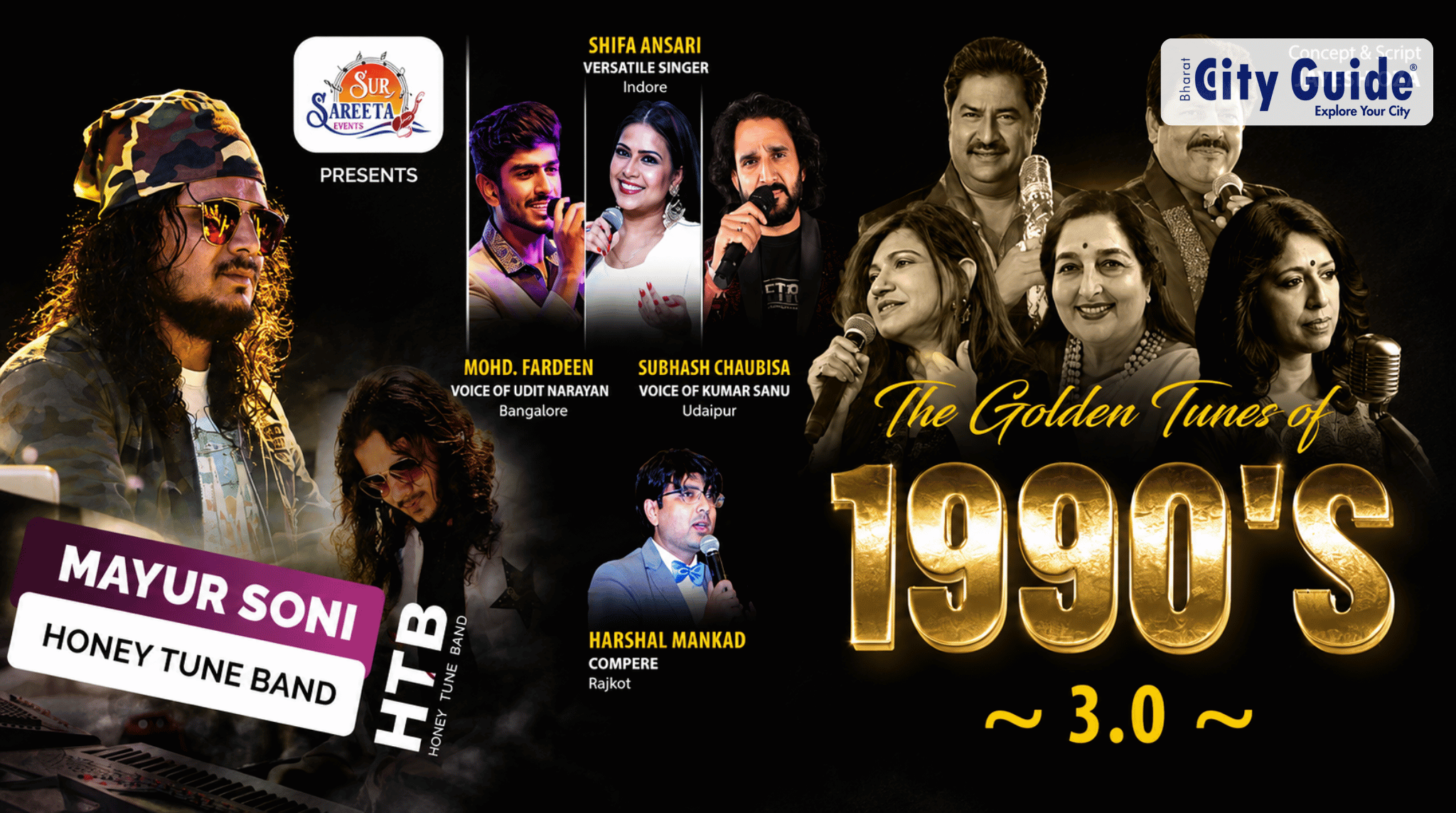 The Golden Tunes of 1990's 3.0 Relive the Golden Era of Bollywood Music in Rajkot