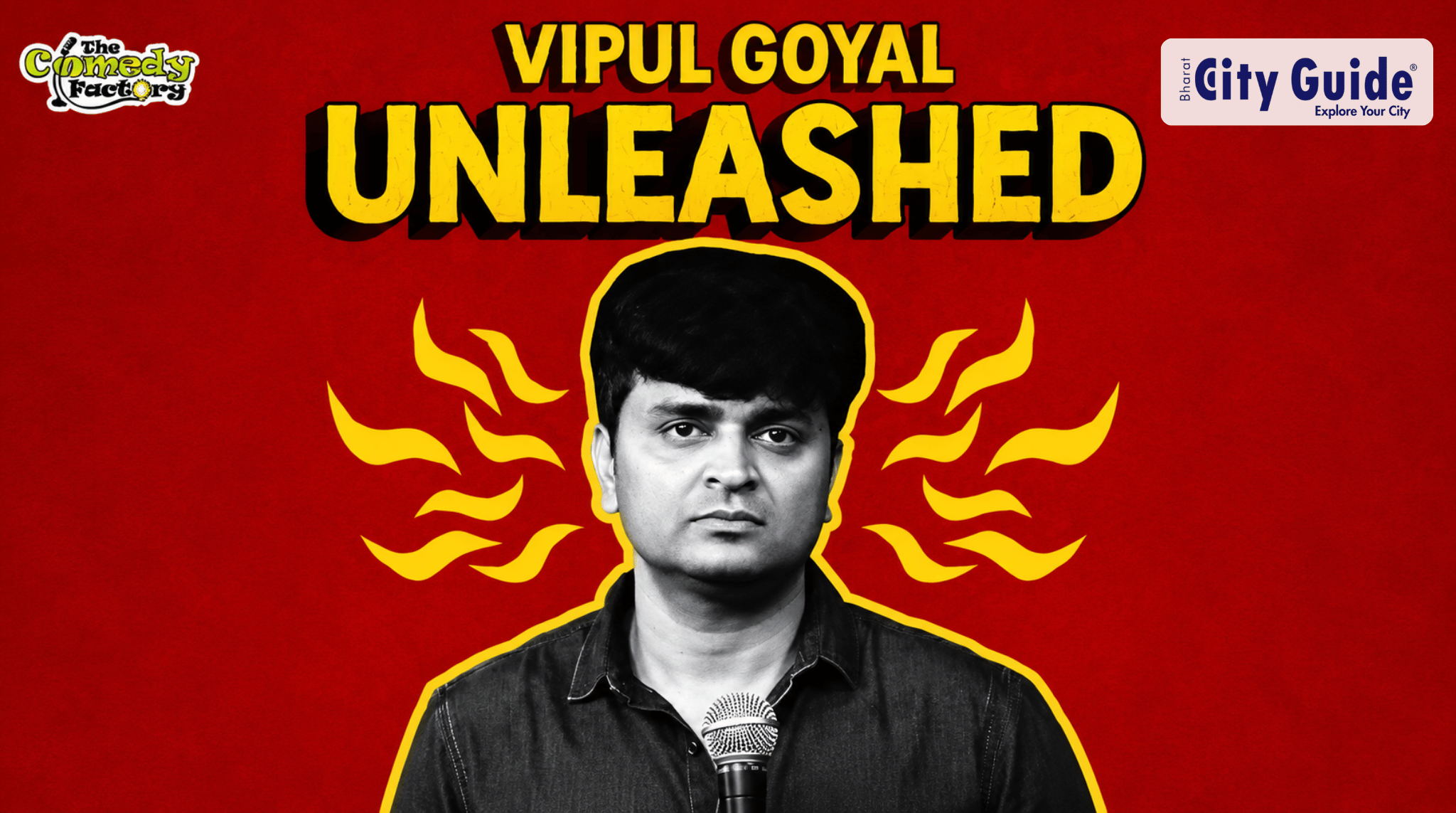 Vipul Goyal Unleashed in Rajkot Get Ready for an Unforgettable Night of Stand-Up Comedy