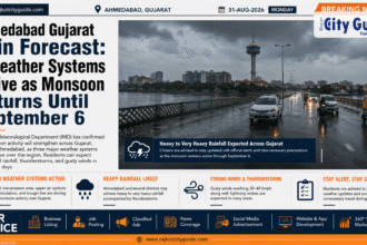 Ahmedabad Gujarat Rain Forecast: 3 Weather Systems Active as Monsoon Returns Until September 6