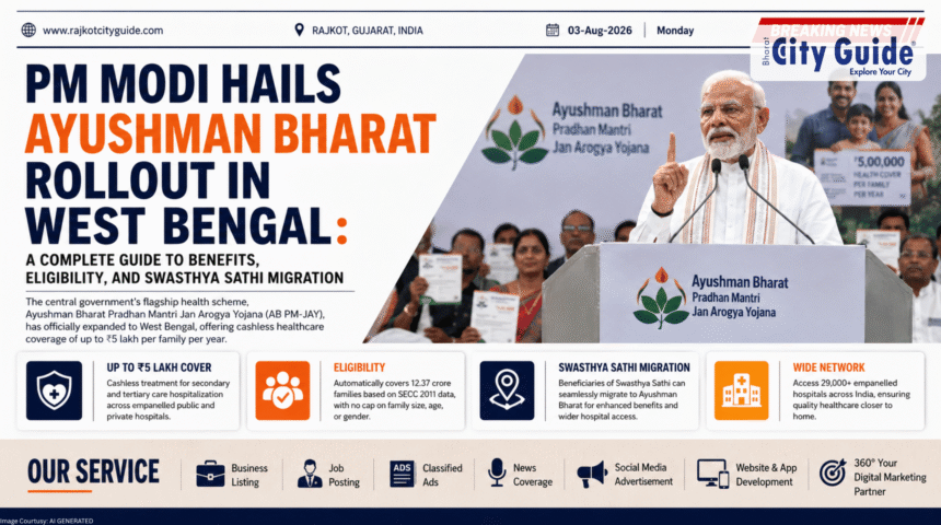 PM Modi Hails Ayushman Bharat Rollout in West Bengal: A Complete Guide to Benefits, Eligibility, and Swasthya Sathi Migration
