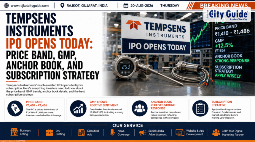 Tempsens Instruments IPO Opens Today: Price Band, GMP, Anchor Book, and Subscription Strategy
