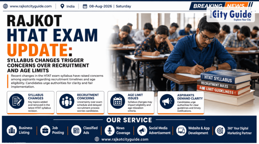Rajkot HTAT Exam Update: Syllabus Changes Trigger Concerns Over Recruitment and Age Limits