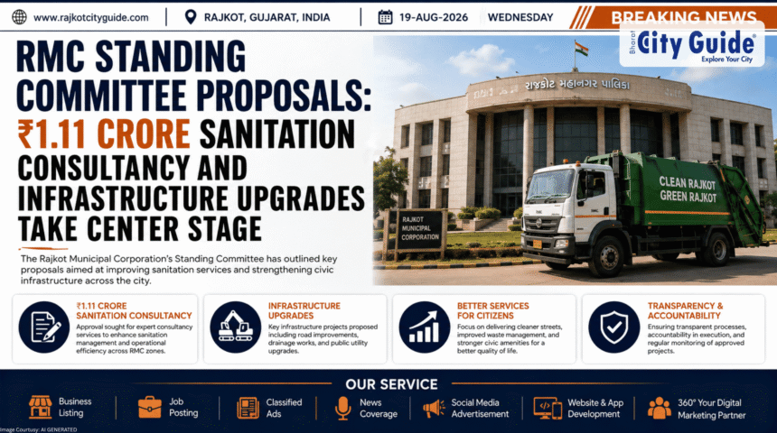 RMC Standing Committee Proposals: ₹1.11 Crore Sanitation Consultancy and Infrastructure Upgrades Take Center Stage