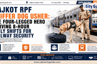 Rajkot RPF Sniffer Dog Usher: The Four-Legged Hero Serving 8-Hour Daily Shifts for Railway Security