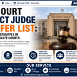 High Court District Judge Transfer List: Major Judicial Reshuffle in Gujarat Subordinate Courts