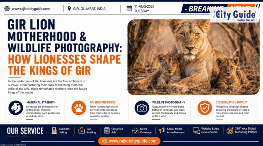 Gir Lion Motherhood & Wildlife Photography: How Lionesses Shape the Kings of Gir
