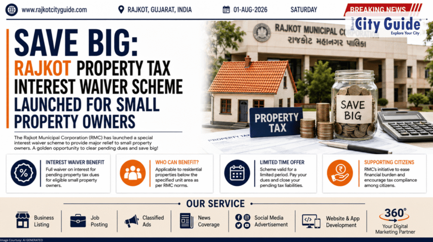 Save Big: Rajkot Property Tax Interest Waiver Scheme Launched for Small Property Owners
