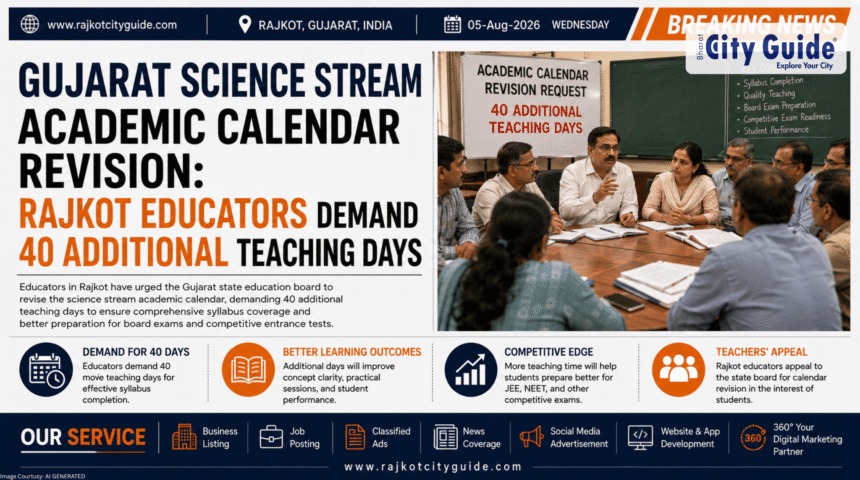 Gujarat Science Stream Academic Calendar Revision: Rajkot Educators Demand 40 Additional Teaching Days