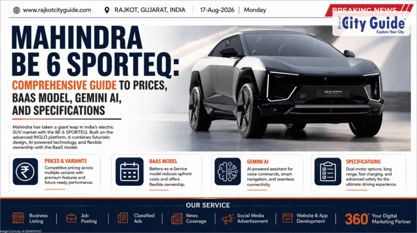 Mahindra BE 6 SPORTEQ: Comprehensive Guide to Prices, BaaS Model, Gemini AI, and Specifications