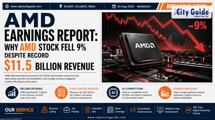 AMD Earnings Report: Why AMD Stock Fell 9% Despite Record $11.5 Billion Revenue
