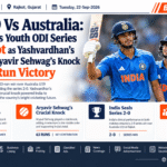 India U19 Vs Australia: India Clinches Youth ODI Series 2-0 in Rajkot as Yashvardhan’s Century and Aryavir Sehwag’s Knock Power 103-Run Victory