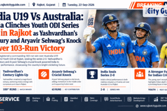 India U19 Vs Australia: India Clinches Youth ODI Series 2-0 in Rajkot as Yashvardhan’s Century and Aryavir Sehwag’s Knock Power 103-Run Victory