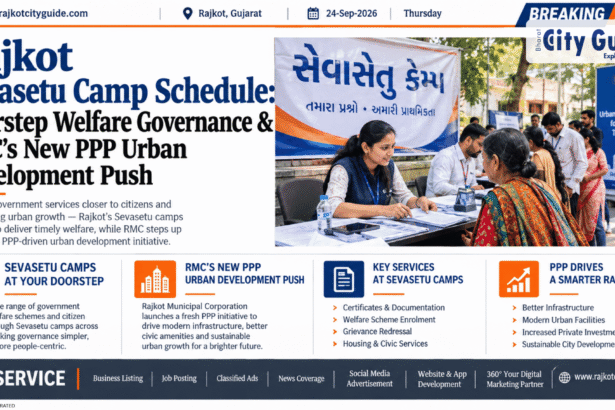 Rajkot Sevasetu Camp Schedule: Doorstep Welfare Governance & RMC’s New PPP Urban Development Push