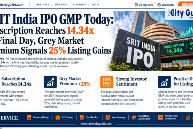 SRIT India IPO GMP Today: Subscription Reaches 14.34x on Final Day, Grey Market Premium Signals 25% Listing Gains