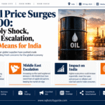 Crude Oil Price Surges Near $100: Global Supply Shock, Middle East Escalation, and What It Means for India