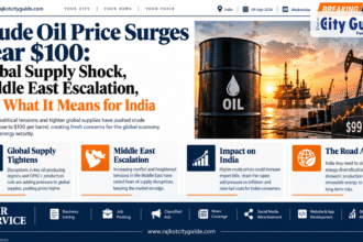 Crude Oil Price Surges Near $100: Global Supply Shock, Middle East Escalation, and What It Means for India