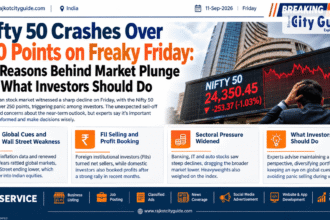 Nifty 50 Crashes Over 250 Points on Freaky Friday: Key Reasons Behind Market Plunge and What Investors Should Do