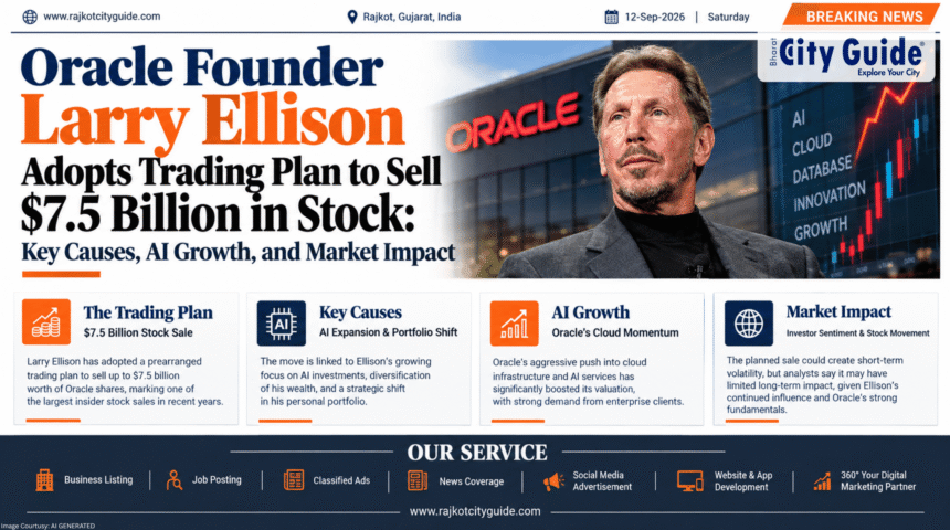 Oracle Founder Larry Ellison Adopts Trading Plan to Sell $7.5 Billion in Stock: Key Causes, AI Growth, and Market Impact