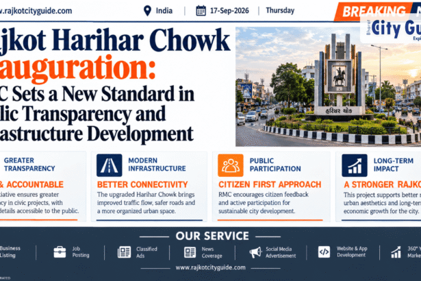 Rajkot Harihar Chowk Inauguration: RMC Sets a New Standard in Public Transparency and Infrastructure Development