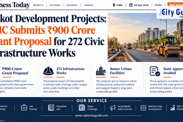 Rajkot Development Projects: RMC Submits ₹900 Crore Grant Proposal for 272 Civic Infrastructure Works
