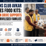 Rajkot Lions Club Avkar Distributes Food Kits: Humanitarian Drive Supports Local Underprivileged Families
